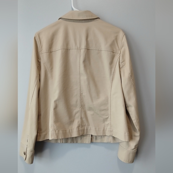 Talbot's Double Breasted Blazer Womens 14 Cotton/Modal Blend Office Wear Casual - Picture 6 of 9